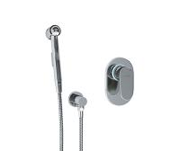 Гигиенический душ Wasserkraft Donau A15356 встраиваемый в стену хром