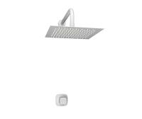 Душевая система со смесителем Wasserkraft Saale 9500 A9551.146.254 монтаж встраиваемая в стену без термостата белый