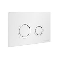 Кнопка смыва Wasserkraft Aller WH01 белый пластик