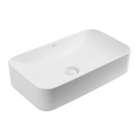 Раковина  прямоугольная Abber Rechteck AC2204MW фаянс цвет белый матовый