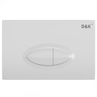 Кнопка смыва механическая D&amp;K Rhein.Marx DB1399016 цвет белый