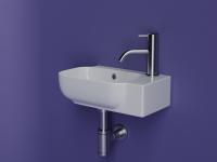 Раковина подвесная прямоугольная Ceramica Nova Element CN6074L фарфор цвет белый