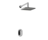 Душевая система со смесителем Wasserkraft  A12028 монтаж встраиваемая в стену без термостата хром