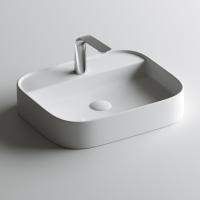 Раковина накладная прямоугольная Ceramica Nova Element CN6034 фарфор цвет белый