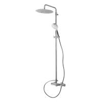 Душевая система со смесителем Cezares Leaf LEAF-CVDA-30-01 монтаж настенная без термостата хром