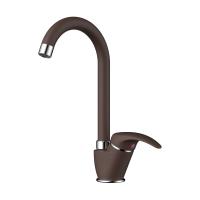 Смеситель для кухни Omoikiri Umi 4994271 без подключения к фильтру темный шоколад