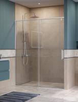 Душевая дверь BelBagno Soft Close-1 SOFT_CLOSE-1-BF-1-150-C-Cr 150 см стекла прозрачные, профиль хром