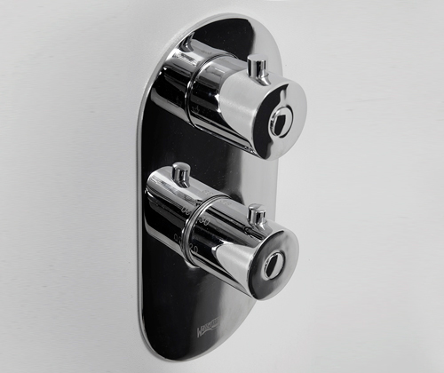Смеситель для душа Wasserkraft Berkel 4833 встраиваемый в стену 
с термостатом хром