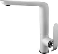 Смеситель для кухни Lemark Melange LM4905CW без подключения к фильтру хром/белый