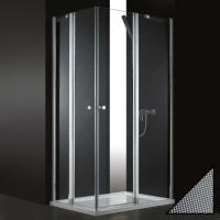 Душевой угол Cezares Elena ELENA-AH-2-120/100-P-Cr-R прямоугольная  стекла прозрачные, профиль хром