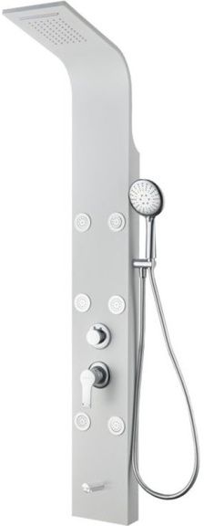 Душевая система со смесителем Aquanet Galaxy AP40-03 монтаж настенная без термостата белый