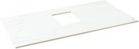 Столешница для ванной Allen Brau Infinity 1.21011.M 85 см керамогранит, цвет белый