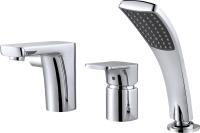 Смеситель для ванны D&K Berlin DA1434901 на борт ванны 
без термостата хром