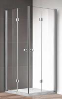 Душевой угол Cezares Eco ECO-O-AS-2-100-C-Cr квадратная   стекла прозрачные, профиль хром