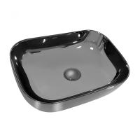 Раковина  прямоугольная Abber Rechteck AC2200GS фаянс цвет серебро