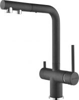 Смеситель для кухни Paulmark SERPENTINE Se213222-DG с подключением к фильтру графит