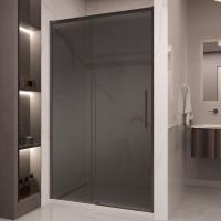 Душевая дверь Vincea Stella VDS-1ST120CGB 120 см стекла тонированные, профиль черный