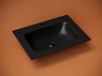 Раковина мебельная прямоугольная Ceramica Nova Grace CN7011MB фарфор цвет черный матовый