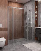 Душевая дверь распашная Cezares Molveno MOLVENO-BA-12-100+60-C-Cr-IV 160 см стекла прозрачные профиль хром
