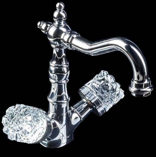 Смеситель для раковины Boheme Crystal 272-CRST хром