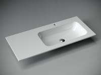 Раковина встраиваемая сверху прямоугольная Ceramica Nova Element CN7015 фарфор цвет белый