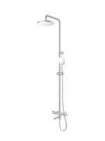 Душевая система со смесителем Cezares Relax RELAX-CVD-T-01 настенная с термостатом хром с поворотным изливом