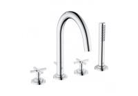 Смеситель для ванны Kludi Nova Fonte 204250520 на борт ванны 
без термостата хром