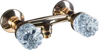 Смеситель для душа Boheme Crystal 294-CRST настенный 
без термостата Gold