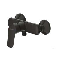 Смеситель для душа Bravat Rhein F9429564BW-01-ENG настенный 
без термостата черный