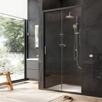 Душевая дверь Am.Pm Gem W90G-110-1-195BT 110 см стекла прозрачные, профиль черный
