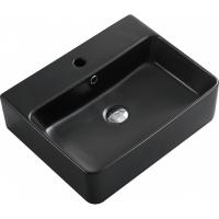 Раковина  прямоугольная Esbano CIRCON-52 ESRNCIRC52MB фаянс цвет черный матовый