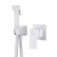 Гигиенический душ Abber Daheim AF8225W встраиваемый в стену белый матовый