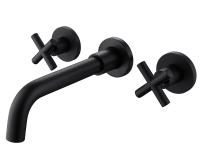 Смеситель для раковины Abber Wasser Kreis AF81121B черный матовый