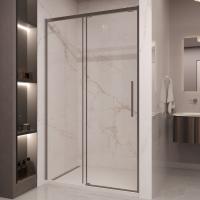 Душевая дверь Vincea Stella VDS-1ST140CLGM 140 см стекла прозрачные, профиль вороненая сталь