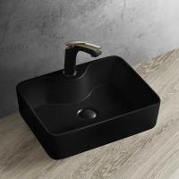 Раковина накладная прямоугольная Vincea  VBS-127MB фарфор цвет черный матовый