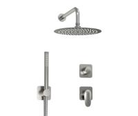 Душевая система со смесителем Wasserkraft Spree 1400 A1451.272.097.121.275.100.276 монтаж встраиваемая в стену без термостата никель