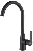 Смеситель для кухни Paulmark Holstein Ho212065-308 без подключения к фильтру чёрный