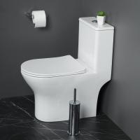 Унитаз напольный моноблок BelBagno Lounge BB8618CPR-MN/SC Rimless фаянс белый