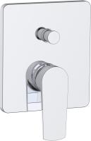 Смеситель для душа BelBagno Carin CAR-BASM-CRM встраиваемый в стену 
без термостата хром