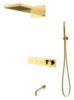 Душевая система  Boheme Fusion 131-2-G монтаж встраиваемая в стену с термостатом 