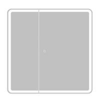 Зеркальный шкаф с подсветкой BelBagno Marino SPC-MAR-800/800-2A-LED-TCH 80 см  сенсор