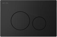 Кнопка смыва пневматическая Am.Pm Pro L I049038 цвет черный матовый