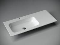 Раковина встраиваемая сверху прямоугольная Ceramica Nova Element CN7014 фарфор цвет белый