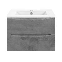 Тумба  подвесная Vincea Mia Slim VMC-2MC700S1BT 70 см  2 ящика цвет Beton 