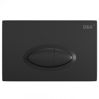 Кнопка смыва механическая D&amp;K Rhein.Marx DB1399025 цвет черный матовый