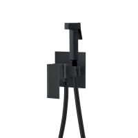 Гигиенический душ D&amp;K Bayern.Liszt DA1514505 встраиваемый в стену черный матовый