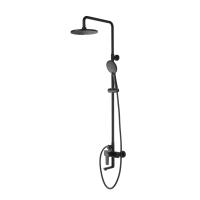 Душевая система со смесителем D&K Bayern.Furth DA1523705B18 монтаж настенная без термостата черный матовый 