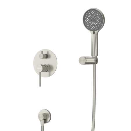 Душевая система со смесителем Cezares Relax RELAX-DSET-IN монтаж встраиваемая  в стену без термостата сатин