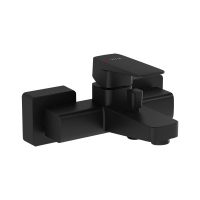Смеситель для ванны или душа VitrA Root Square A4273736EXP настенный 
без термостата матовый черный