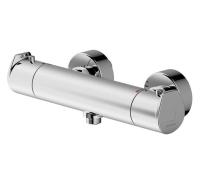 Смеситель для душа Bravat Nizza F9353387CP-01-RUS настенный 
с термостатом хром